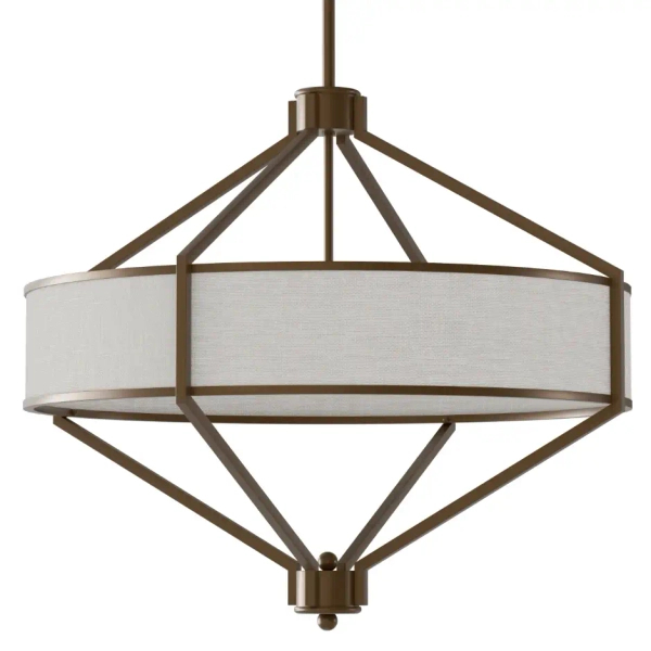Minimalistyczna lampa wisząca Zundo Chocco 60 OR85846 brązowy