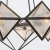 Modernistyczna wisząca lampa Cairo QN-CAIRO8-UBZ-CR szklany czarny