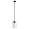 Lampa wisząca nad stół Molly 10298 do kuchni szklana zielona czarna