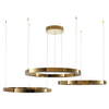Lampa zwisająca CIRCLE DN924-60+80+100 gold LED 112W 3000K złoty