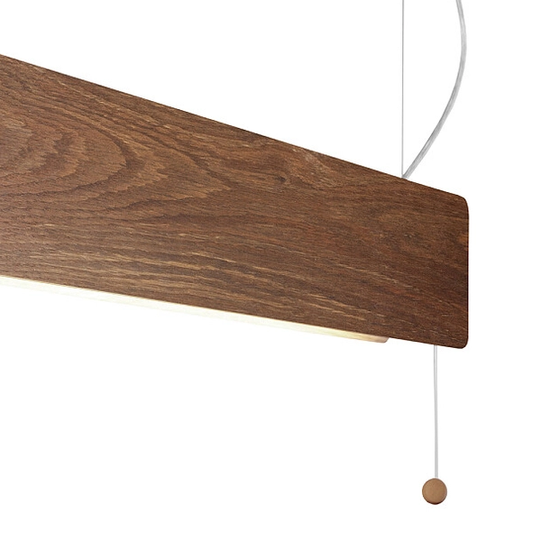 Salonowa belka wisząca Oslo 7522 drewniana do sypialni nad łóżko