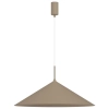Wisząca lampa do salonu Capital MLP2471 stożek regulowana beżowy