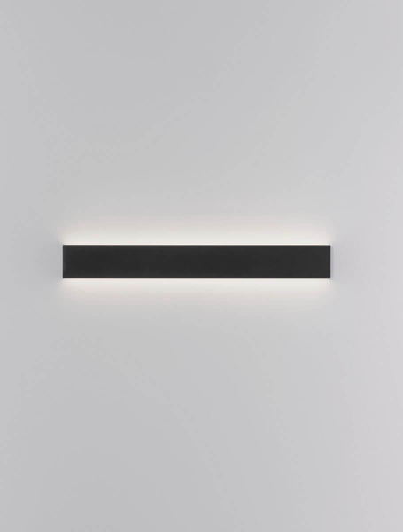 Prostokątna lampa ścienna Durango LE42852 Luces Exclusivas LED 22W 3000K czarna