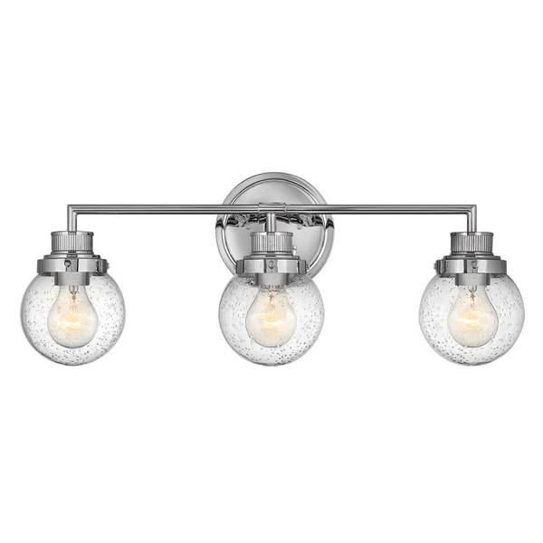 Kinkiet ścienny potrójny Poppy QN-POPPY3-PC-BATH do kuchni IP44 chrom