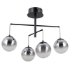 Sufitowa lampa Velada PND-34381-4-BK LED 80W 3000K czarny przydymiony
