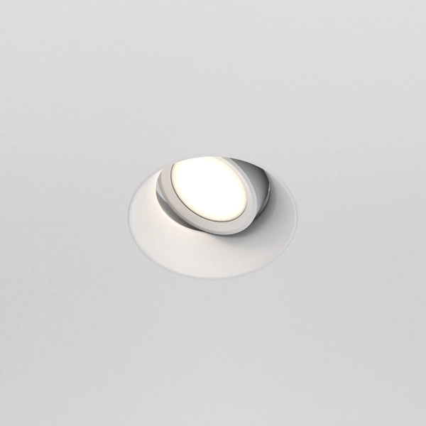 Podtynkowa lampa sufitowa Dot DL042-01-RD-W wpust biały