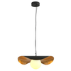 Lampa wisząca ze szklanym kloszem ENZO ST-F22020601-D60 black czarny złoty