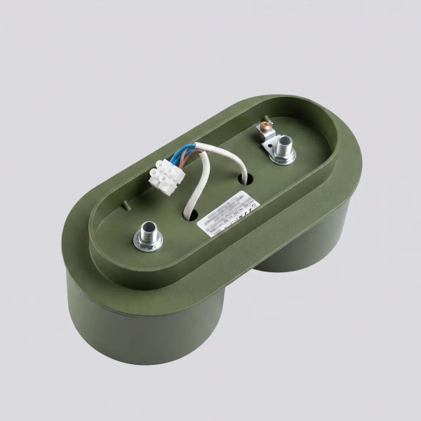 Plafon do salonu MODO oliwkowy SL.2463 2xGx53 metalowy downlight