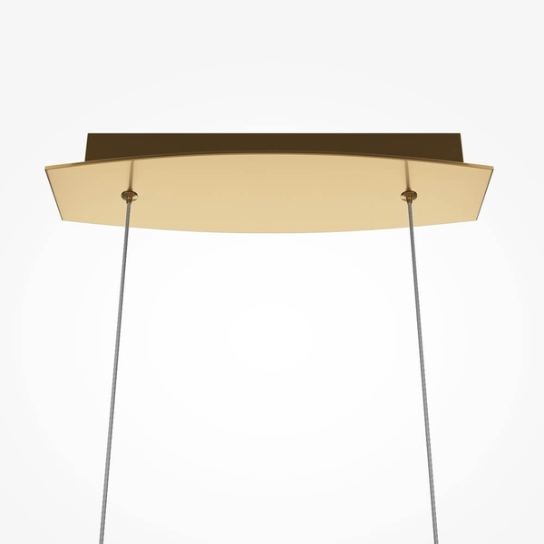 Wisząca lampa Breeze MOD281PL-L34BS3K LED 34W 3000K mosiądz przezroczysty