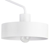 Kinkiet LAMPA ścienna JUMBO 31536 Sigma metalowa OPRAWA okrągła na wysięgniku biała