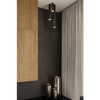 Czarna tuba sufitowa SL.1003 metalowa lampa do salonu