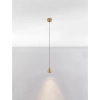 Stożkowa lampa wisząca GRONVILO LE45438 LED 5W 3000K nad stół złota