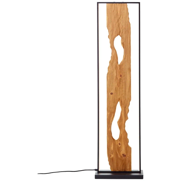 Podłogowa lampa drewniana Chaumont G94542/76 LED 20W 3000K czarna