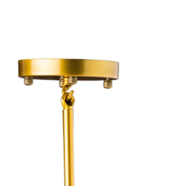 Regulowany zwis Modern orchid ST-1232-6 GOLD Step molekuły złota szara