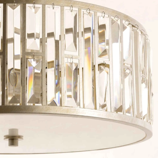 Glamour LAMPA wisząca KYIV P05134CP Cosmolight kryształowy ZWIS nad stół szampański