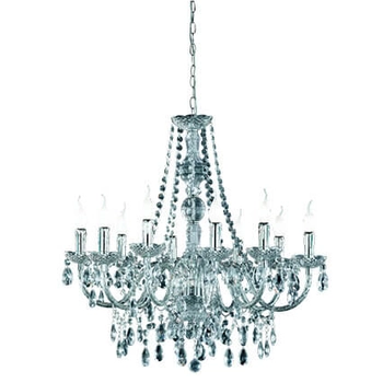 Wisząca lampa świecznikowa Luster R1170-00 RL Light cystals transparentna