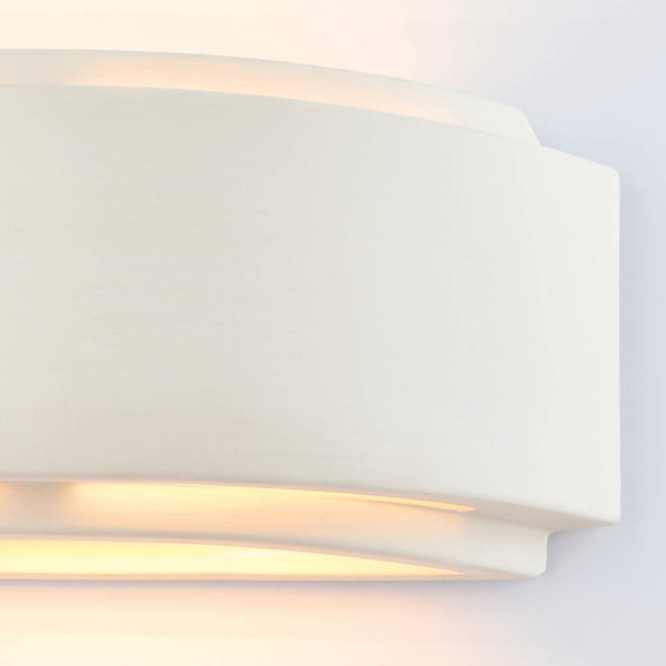 Ceramiczna lampa ścienna Gianna 76570 na przedpokój biały