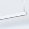 Lampa wisząca podłużna Soft 7537 Nowodvorski do jadalni metalowa biała