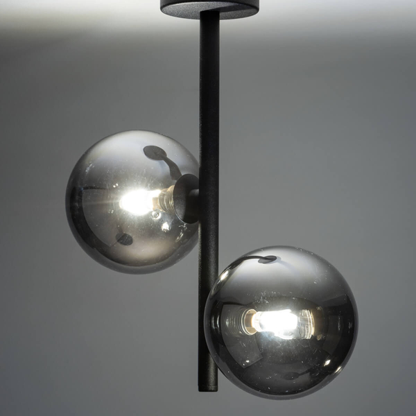 Lampa sufitowa Estera 6706 TK Lighting kulista metalowa czarna