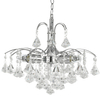 Żyrandol LAMPA wisząca 6246/3 8C Elem pałacowa OPRAWA glamour crystal ZWIS na łańcuchu chrom przezroczysty