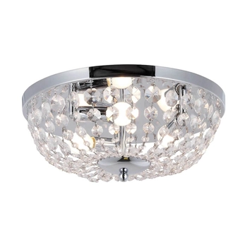 Sufitowa lampa glamour Cosi RLX94775-3 salonowa crystals srebrna