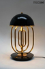 Stołowa lampka do sypialni BOTTEGA stojąca lampa złota czarna