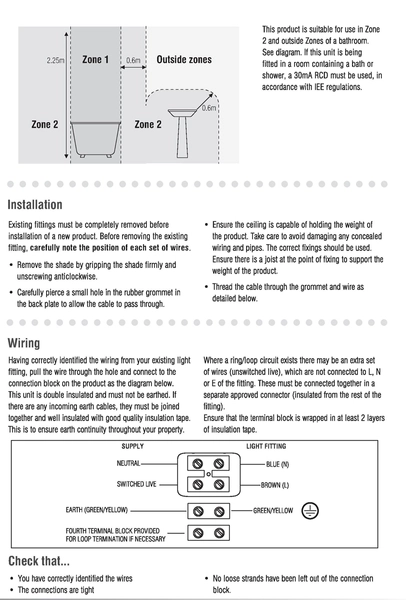 Plafon sufitowy do łazienki Portico 12421 Saxby IP44 nikiel