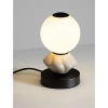 Ceramiczna lampka stołowa MONRETA LE45238 LED 6W 3000K szara biała