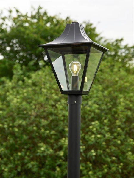 Industrialna lampa stojąca Garden latarnia LED 3W czarny