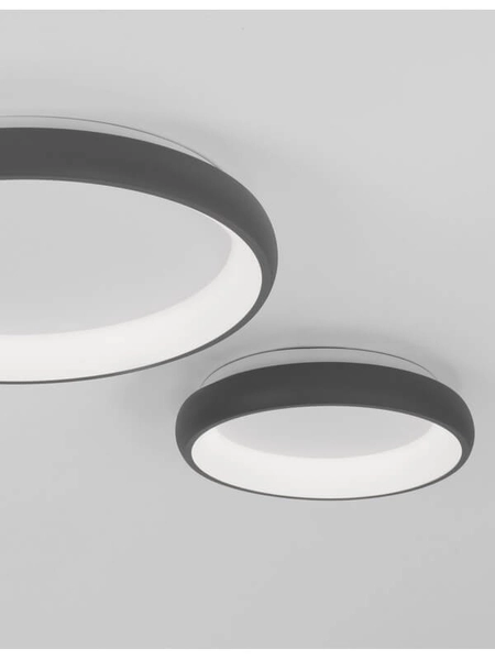 Sufitowa lampa pokojowa Tolu LED 50W plafon nad stół szary