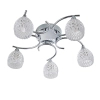 Wielopunktowa lampa sufitowa Boyer BOYER-5CH chrom przezroczysty