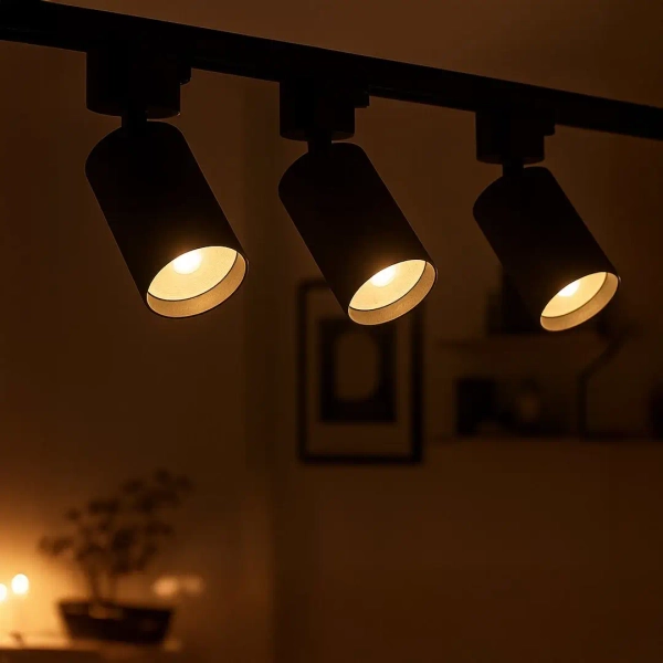 Szynowa lampa sufitowa 1-fazowa Tiger Track ML2336 tubka czarny