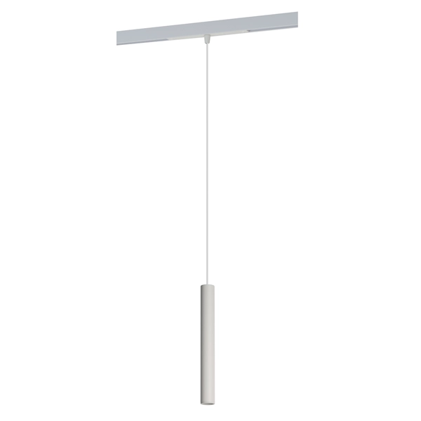 Zwisowa lampa tuba ALFA AZ4853 Azzardo LED 5W 3000-6000K do szynoprzewodu biała