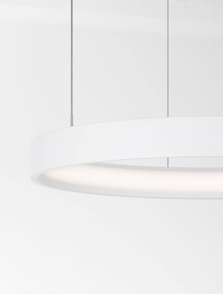 Lampa wisząca okrągła ZACAPU LE42795 pierścień LED 30W 3000K biały