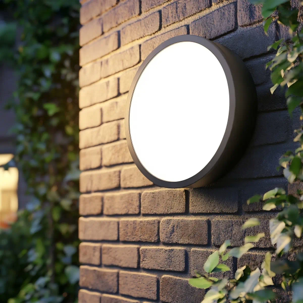 Sufitowy plafon do salonu Livo 10988 okrągła tuba biały czarny