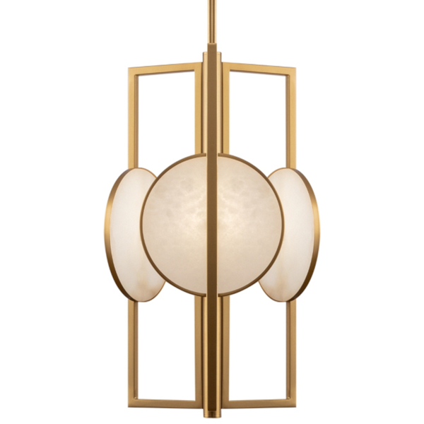 Lampa wisząca regulowana Marmo MOD099PL-03G ramki złote