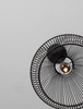 Druciana lampa wisząca GUAYMAS LE42928 Luces Exclusivas loftowa czarna