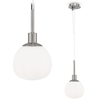 LAMPA wisząca ERICH MOD221-PL-01-N Maytoni szklana OPRAWA kula ZWIS ball nikiel