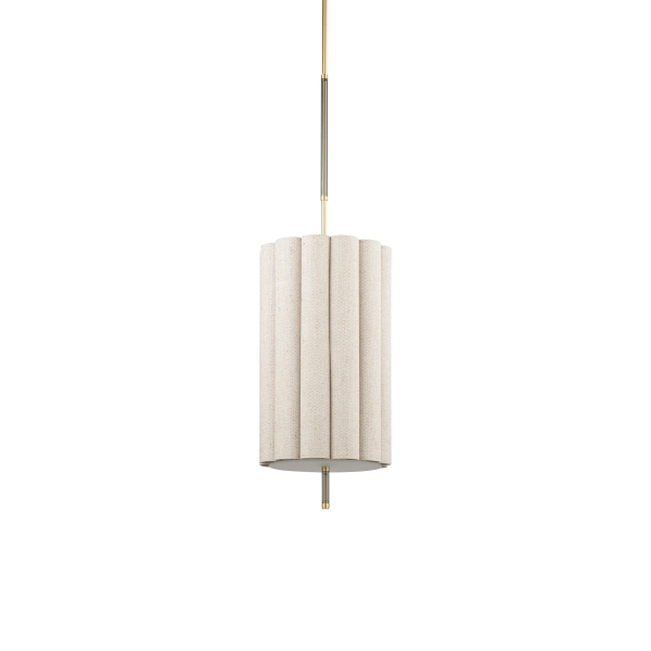 Wisząca lampa ekologiczna Natura NAT-ZW-2 (ZM) nad stół beżowa