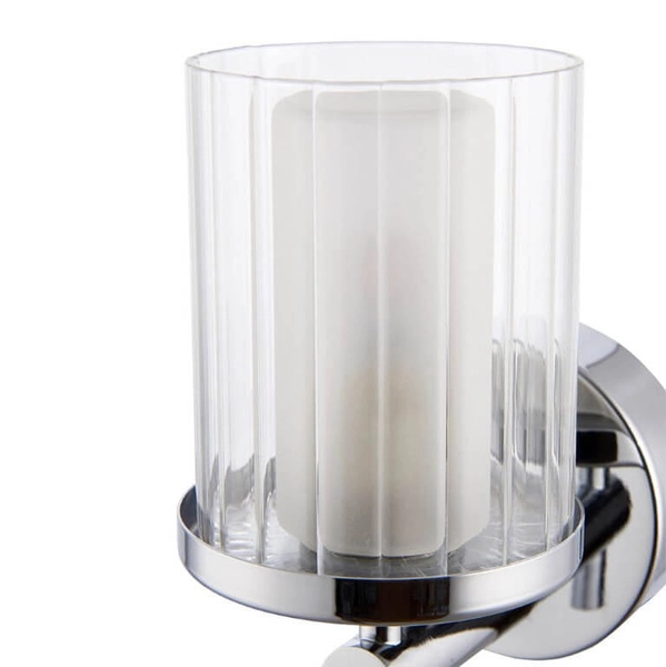 Łazienkowy kinkiet Britton 51885 Endon szklany klosz IP44 chrom