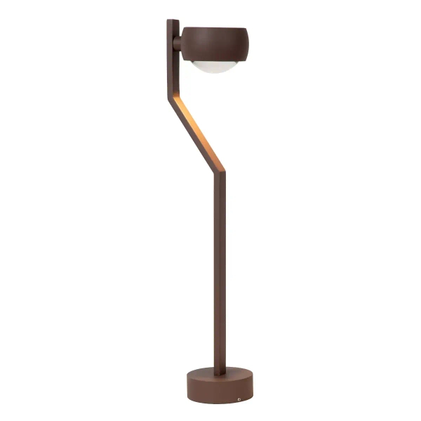 Metalowa lampa stołowa ESTAL 33803/08/97 do ogrodu IP54 brązowa