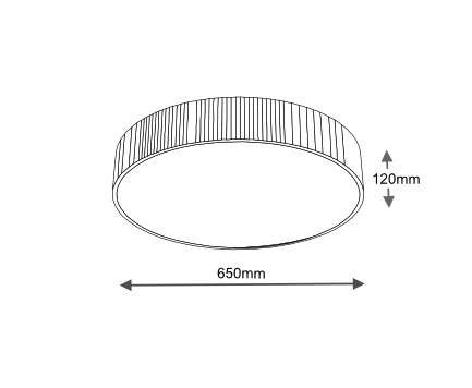 Plafon LAMPA sufitowa BUNGO 7142 Shilo okrągła OPRAWA ścienna KINKIET biały
