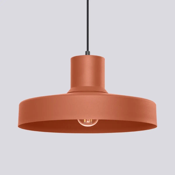 Lampa wisząca nad wyspę BILO SL.1706 kapelusz terakota