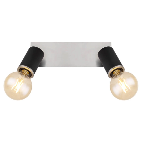 Spot lampa sufitowa Joseba 54032-2B 2-punktowa czarna