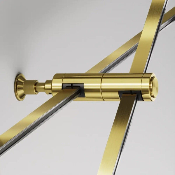 Podwójny ścienny uchwyt system magnetyczny Flarty TRA155CW-D1-BS mosiądz