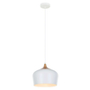 LAMPA wisząca BRITTA MDM-2681/1M W Italux metalowa OPRAWA kulisty ZWIS skandynawski biały