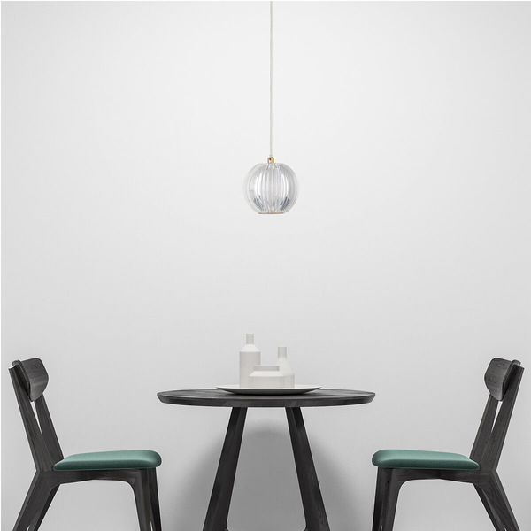 Kulista lampa wisząca Brillant LP-3303/1P GD LED 5W 3000-6000K złoty