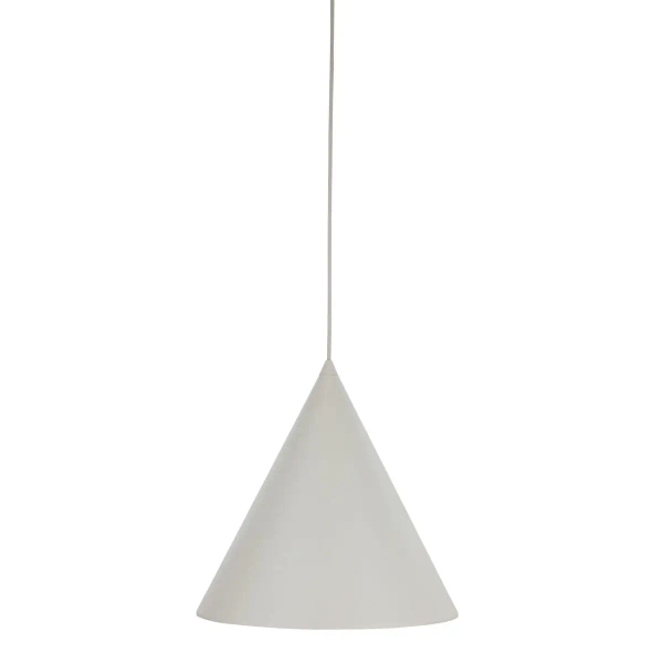 Wisząca lampa trójkątna CONO 10056 do salonu beżowy