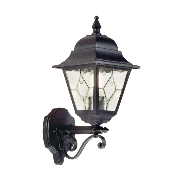 Latarnia na elewację Norfolk NR1-BLK Elstead vintage ogrodowa czarna