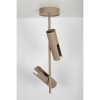 Lampa sufitowa kaszmirowa LEDA podwójna 2xGU10 reflektorki 41531